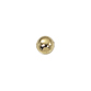 Smooth Round Seamed Bead 4mm with 1mm Hole - Gold