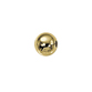 Smooth Round Seamed Bead 5mm with 1.8mm Hole - Gold