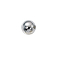 Smooth Round Seamed Bead 5mm with 1.8mm Hole - Sterling Silver