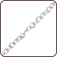 Unfinished (Bulk) Base Metal Fine Cable Chain - Silver Plated