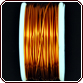 Rhinestone Biz Colored Copper Wire 18 Gauge 7 Yard - Amber