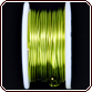 Rhinestone Biz Colored Copper Wire 18 Gauge 4 Yard - Peridot