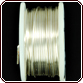 Rhinestone Biz Colored Copper Wire 24 Gauge 10 Yard - Silver
