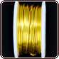 Rhinestone Biz Colored Copper Wire 20 Gauge 6 Yard - Yellow