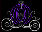 Rhinestone Biz Hot Fix Crystal Transfer Motif - Cinderella's Coach