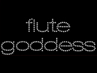 Rhinestone Biz Hot Fix Crystal Transfer Motif - Flute Goddess - Bebe Font