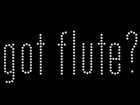 Rhinestone Biz Hot Fix Crystal Transfer Motif - Got Flute?