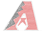 Rhinestone Biz Hot Fix Crystal Transfer Motif - Arizona Diamondbacks Logo