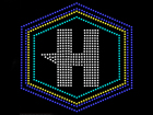 Rhinestone Biz Hot Fix Crystal Transfer Motif - New Orleans Hornets Logo