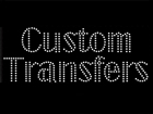 Custom Text-Only Transfer Featuring VALUE BRIGHT™ Crystals - Broadway Font