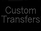 Custom Text-Only Transfer Featuring VALUE BRIGHT™ Crystals - Quick Type Font