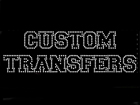 Custom Text-Only Transfer Featuring VALUE BRIGHT™ Crystals - Varsity Font