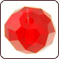 Swarovski 5040 Faceted Rondelle (Briolette) Beads 6mm Light Siam