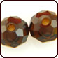 SWAROVSKI® ELEMENTS 5040 Faceted Rondelle (Briolette) Beads 6mm Mocca