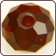 Swarovski 5040 Faceted Rondelle (Briolette) Beads 6mm Siam