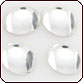 CRYSTALLIZED™ - Swarovski Elements Hot Fix Cabochon Oval (2180) 8x4mm - Crystal AB