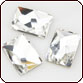 Swarovski Crystal - Flat Back Cosmic Rectangle (S2520) 14x10mm Crystal