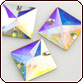 Swarovski Crystal - Sew On Rhinestone Square (3240) 16mm Crystal AB