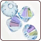 Swarovski 5301 Bicone Beads 6mm Aquamarine AB