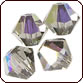 Swarovski 5301 Bicone Beads 4mm Black Diamond AB
