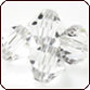 Swarovski 5301 Bicone Beads 6mm Crystal Clear