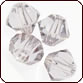 SWAROVSKI® ELEMENTS 5301/5328 Bicone Beads 4mm Crystal Silver Shade