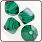 Swarovski 5301 Bicone Beads 6mm Emerald