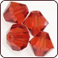 SWAROVSKI® ELEMENTS 5301/5328 Bicone Beads 6mm Indian Red