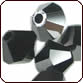 SWAROVSKI® ELEMENTS 5301/5328 Bicone Beads 6mm Jet Hematite