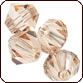 SWAROVSKI® ELEMENTS 5301/5328 Bicone Beads 4mm Light Peach