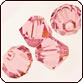 SWAROVSKI® ELEMENTS 5301/5328 Bicone Beads 6mm Light Rose