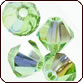 SWAROVSKI® ELEMENTS 5301/5328 Bicone Beads 6mm Peridot AB