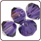 Swarovski 5301 Bicone Beads 6mm Purple Velvet