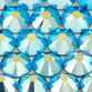 SWAROVSKI® ELEMENTS 2028 Hot Fix Rhinestones 16ss Blue Zircon AB