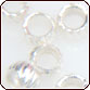 Crimp Bead 4mm Corrugated - Silver