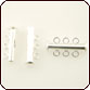 Slide Lock Clasp 3 Strand 21x10mm - Silver Plated