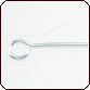 Eyepin 1-inch 24 Gauge - Silver Plated