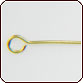 Eyepin 2-inch 24 Gauge - Gold Plated