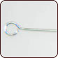 Eyepin 2-inch 24 Gauge - Silver Plated