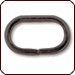 Jump Ring Flat Oval 5x8mm - Nickel Plated Brass