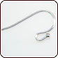 Hook Earwire 27mm with 2mm Ball - Silver Plated