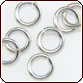 Jump Ring 20 Gauge - Nickel Plated Brass