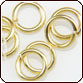 Jump Ring 19 Gauge - Gold