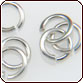 Jump Ring 19 Gauge 5mm - Nickel Plated Brass