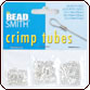 Crimp Tube Assorted Sizes - Silver Plate