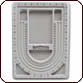 BeadSmith Bead Board 28 Inch Grey Flocked
