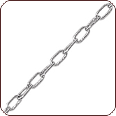 Unfinished (Bulk) Base Metal Drawn Cable Chain - Silver Plated