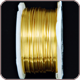 Rhinestone Biz Colored Copper Wire 21 Gauge 4 Yard - Gold