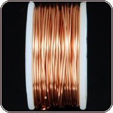 Rhinestone Biz Colored Copper Wire 16 Gauge 5 Yard - Natural