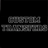 Click here to view larger image Custom Text-Only Transfer Featuring SWAROVSKI® ELEMENTS Crystals - Varsity Font